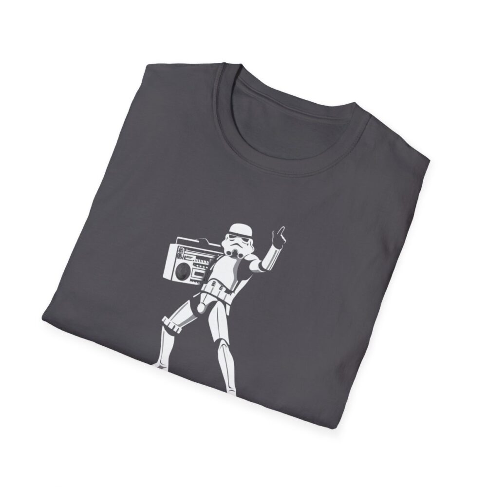 Boombox Trooper Unisex Softstyle T-Shirt - Image 4