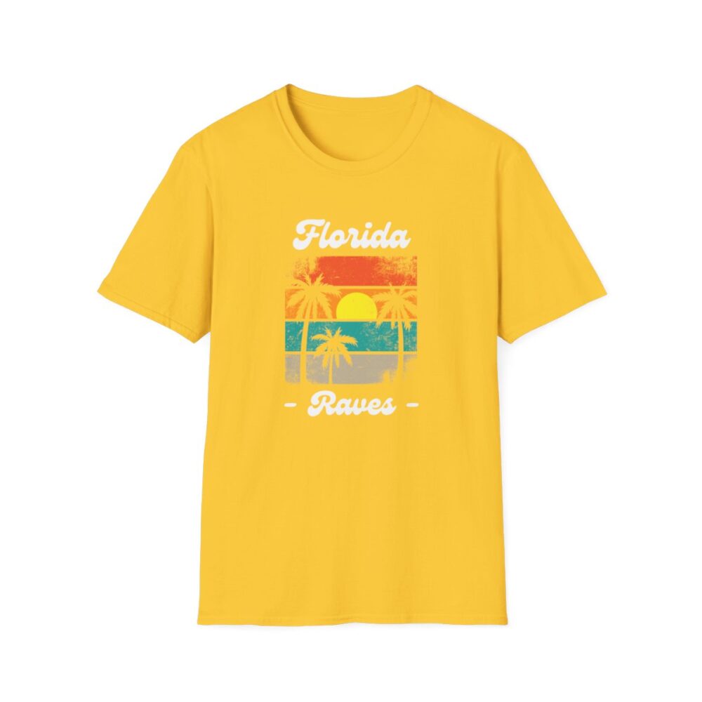 Florida Beach Raver Mens Softstyle T-Shirt - Image 73