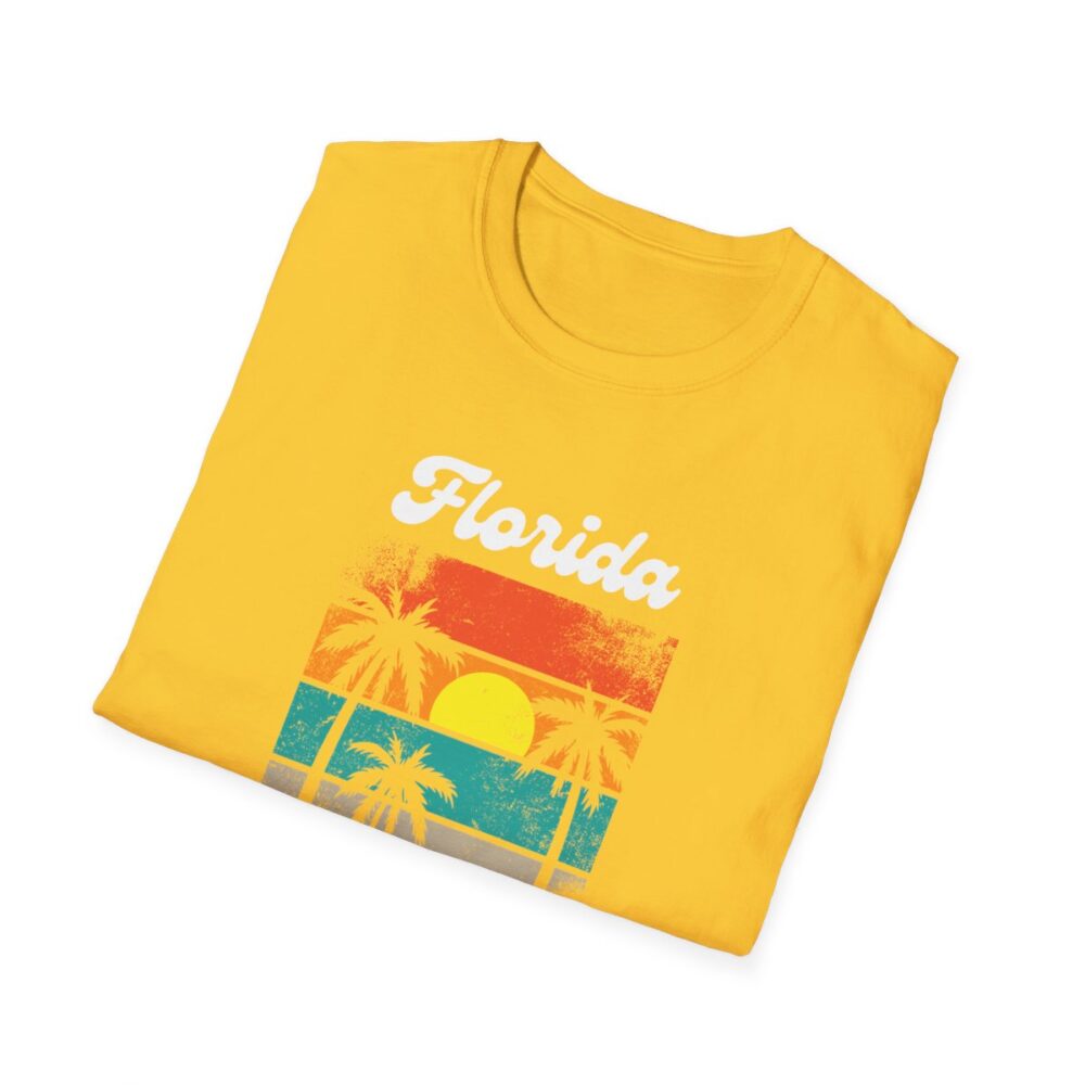 Florida Beach Raver Mens Softstyle T-Shirt - Image 76