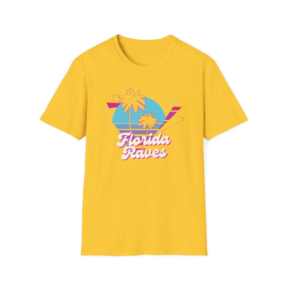 Florida Summer Raver Mens Softstyle T-Shirt - Image 37