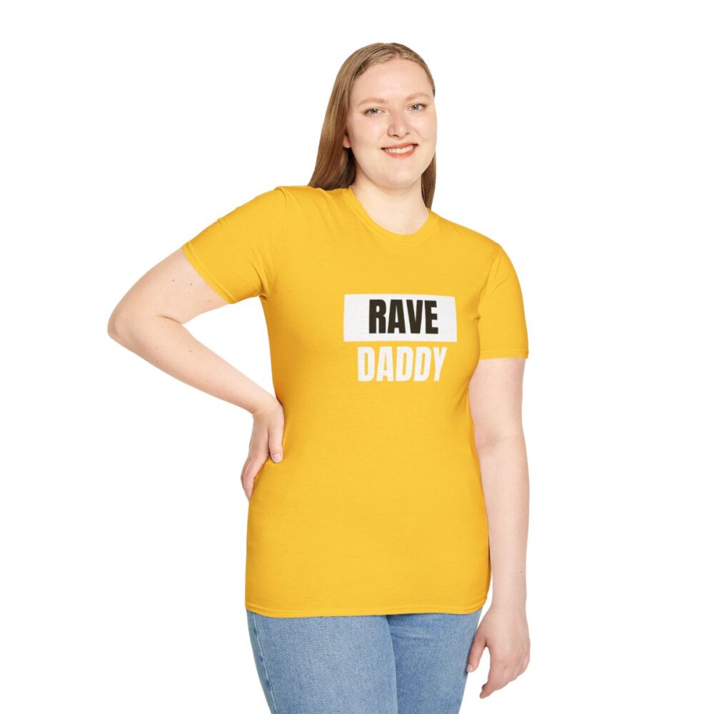 Rave Daddy Mens Softstyle T-Shirt - Image 41