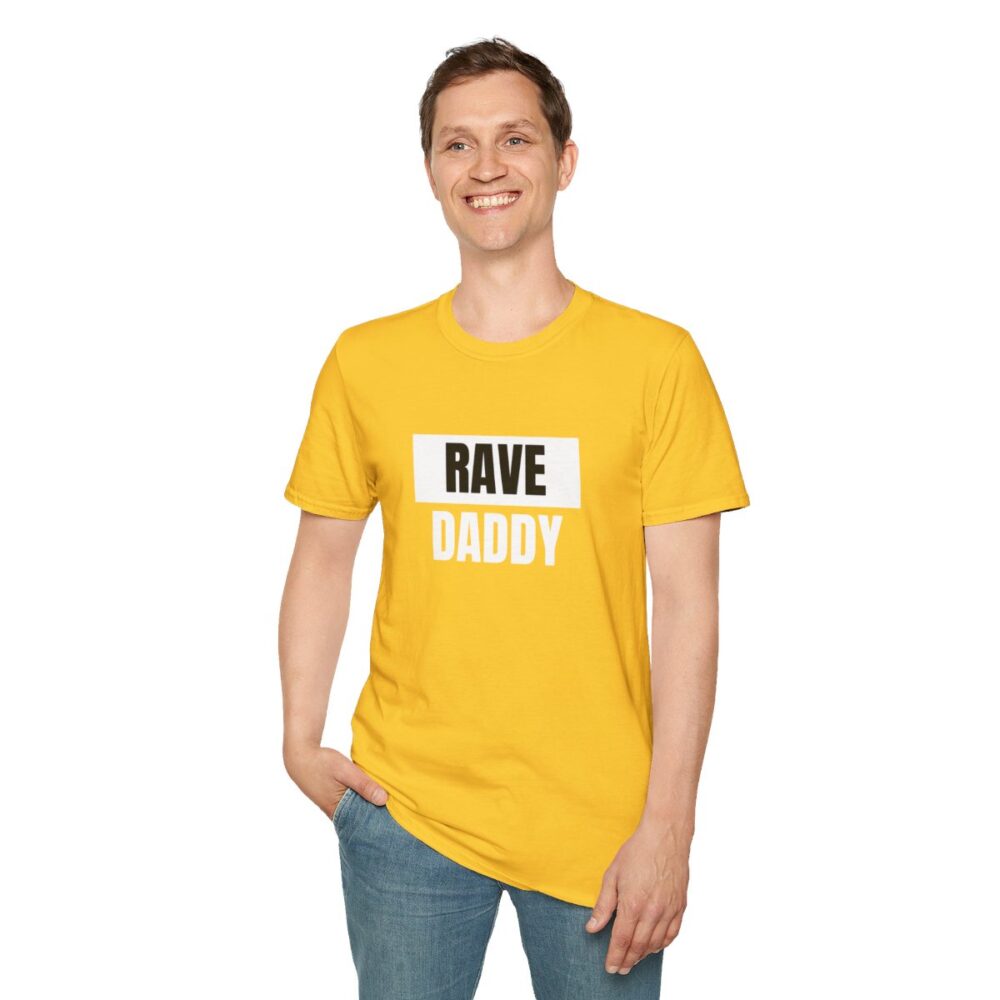 Rave Daddy Mens Softstyle T-Shirt - Image 43