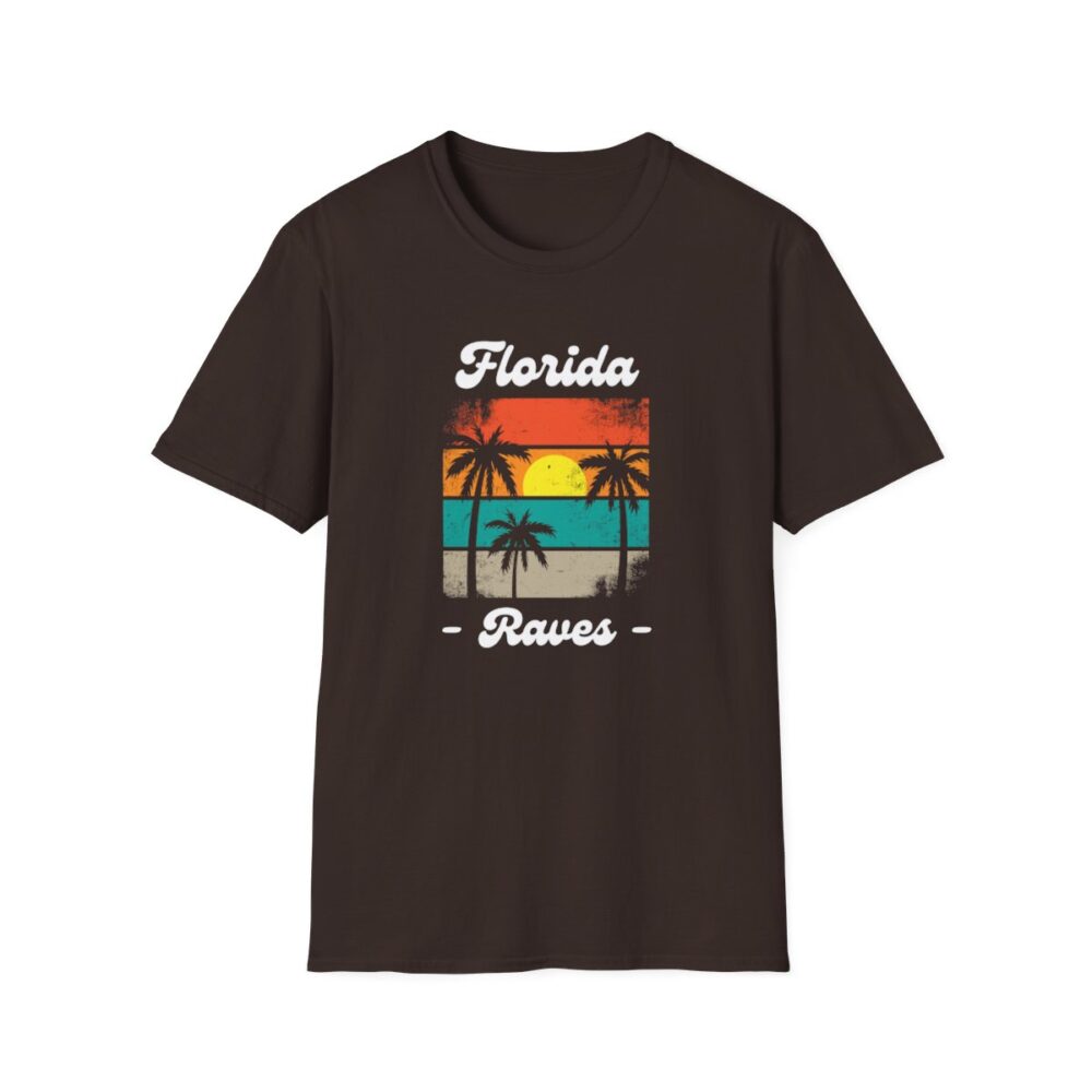 Florida Beach Raver Mens Softstyle T-Shirt - Image 61