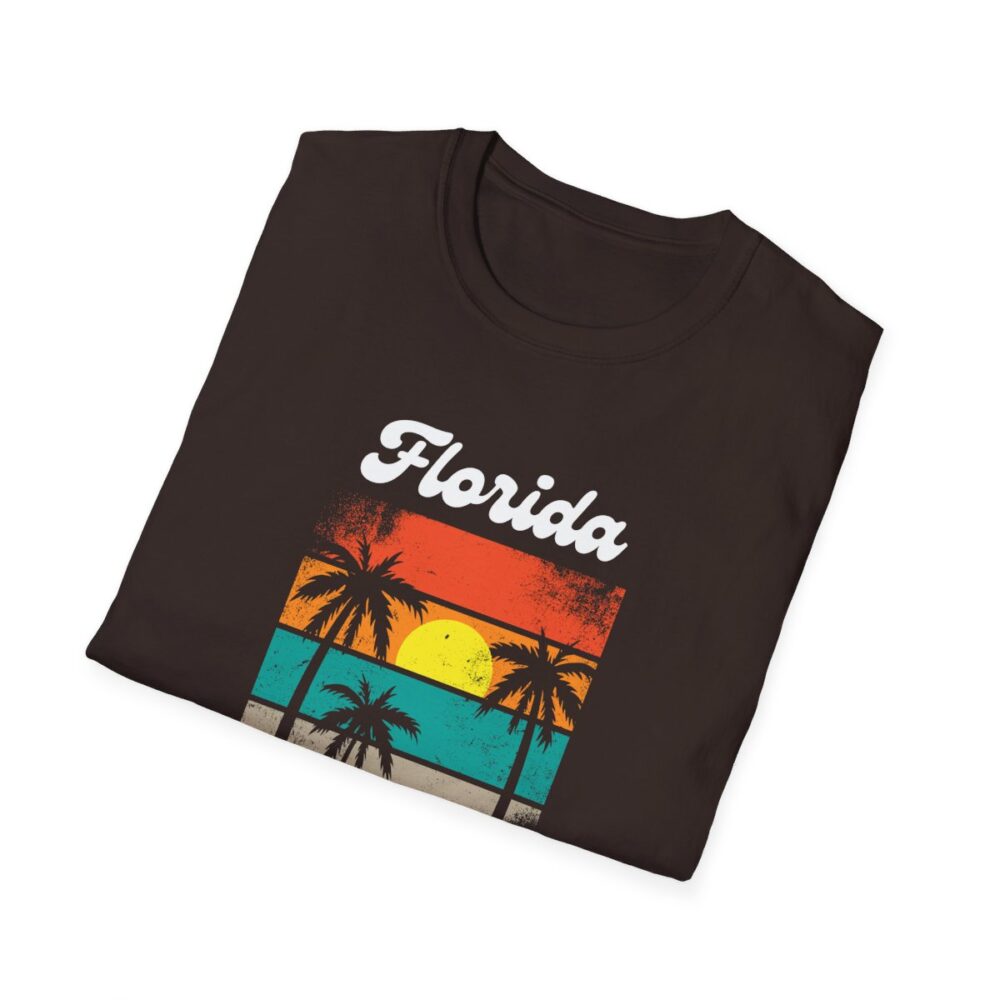 Florida Beach Raver Mens Softstyle T-Shirt - Image 64