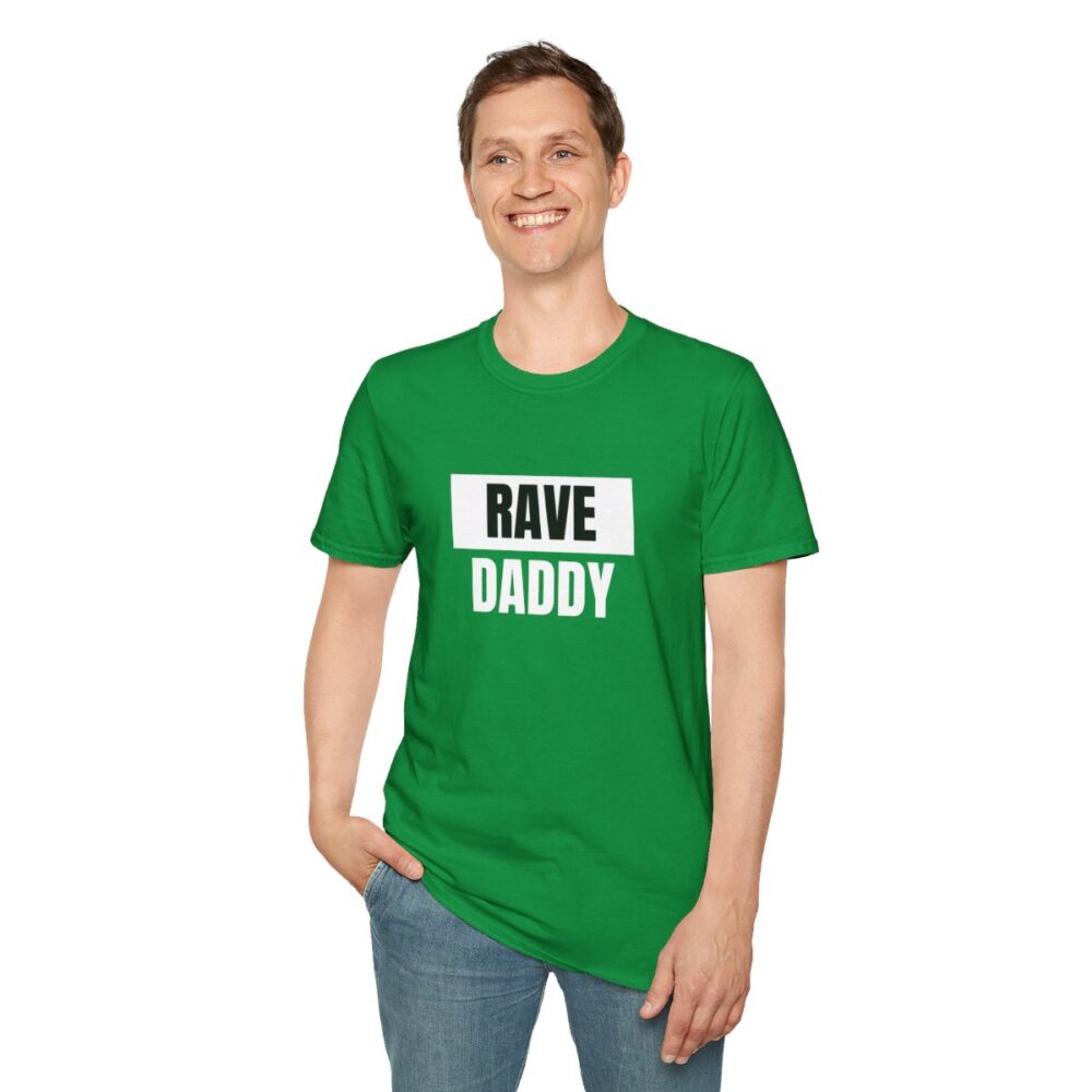 Rave Daddy Mens Softstyle T-Shirt - Image 55