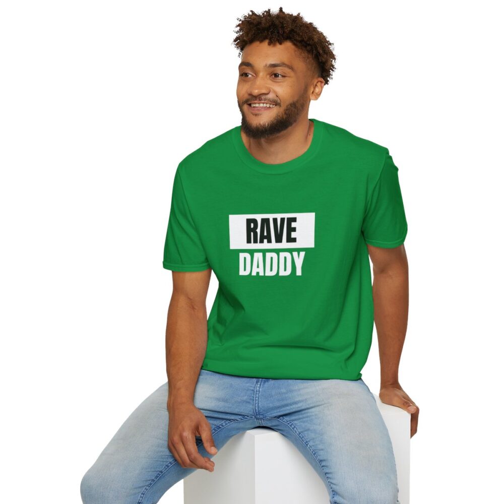 Rave Daddy Mens Softstyle T-Shirt - Image 60