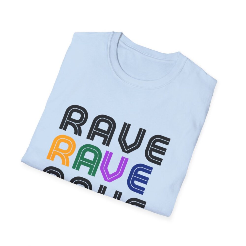 Rave Like the 90s Mens Softstyle T-Shirt - Image 124