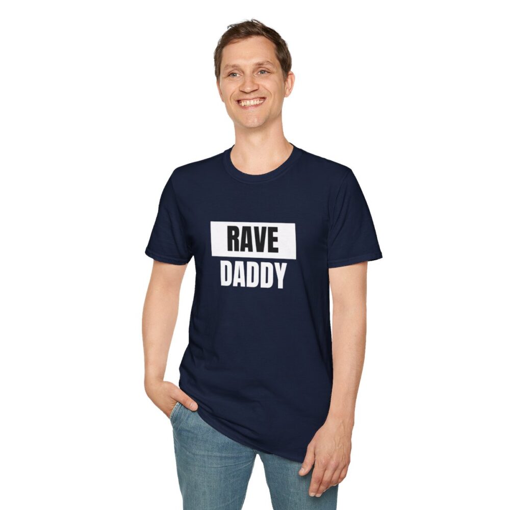 Rave Daddy Mens Softstyle T-Shirt - Image 139