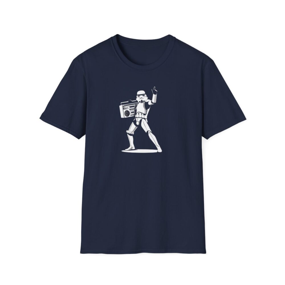 Boombox Trooper Unisex Softstyle T-Shirt - Image 49