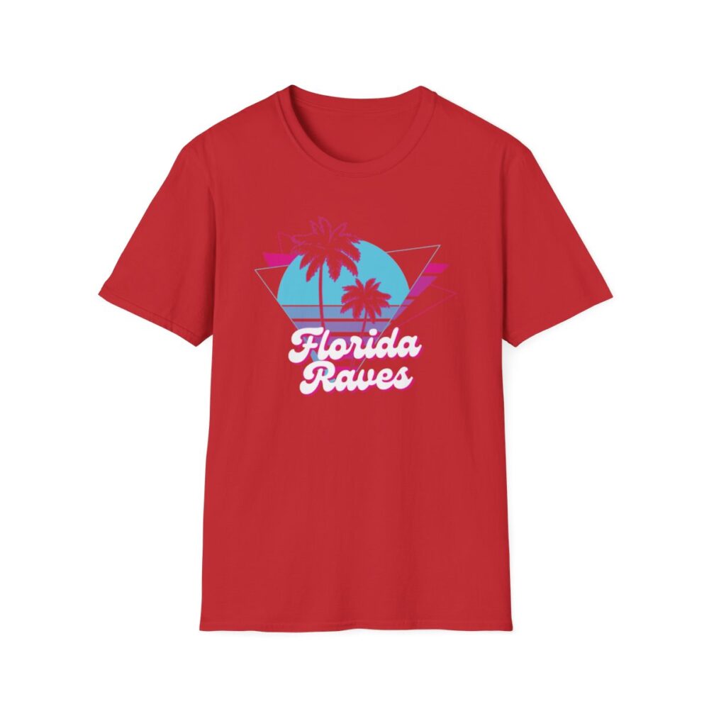 Florida Summer Raver Mens Softstyle T-Shirt - Image 85