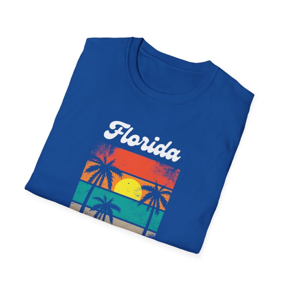 Florida Beach Raver Mens Softstyle T-Shirt - Image 136