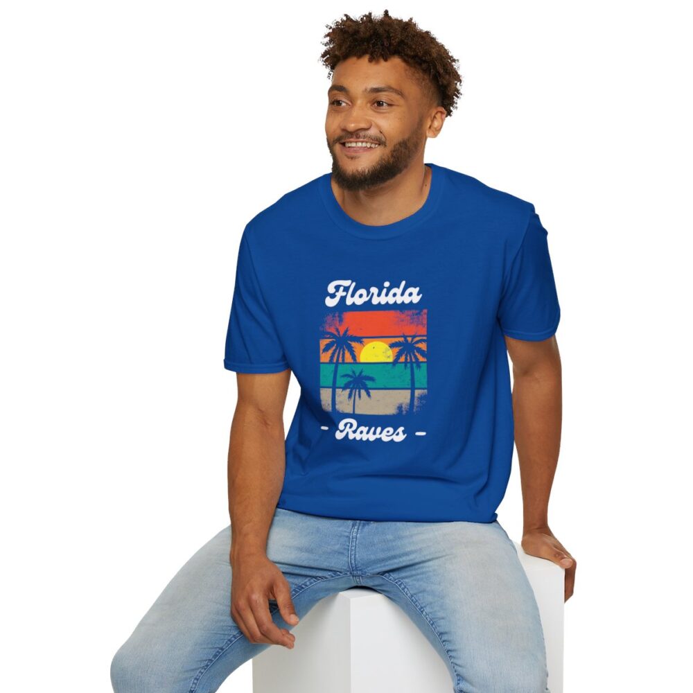 Florida Beach Raver Mens Softstyle T-Shirt - Image 144