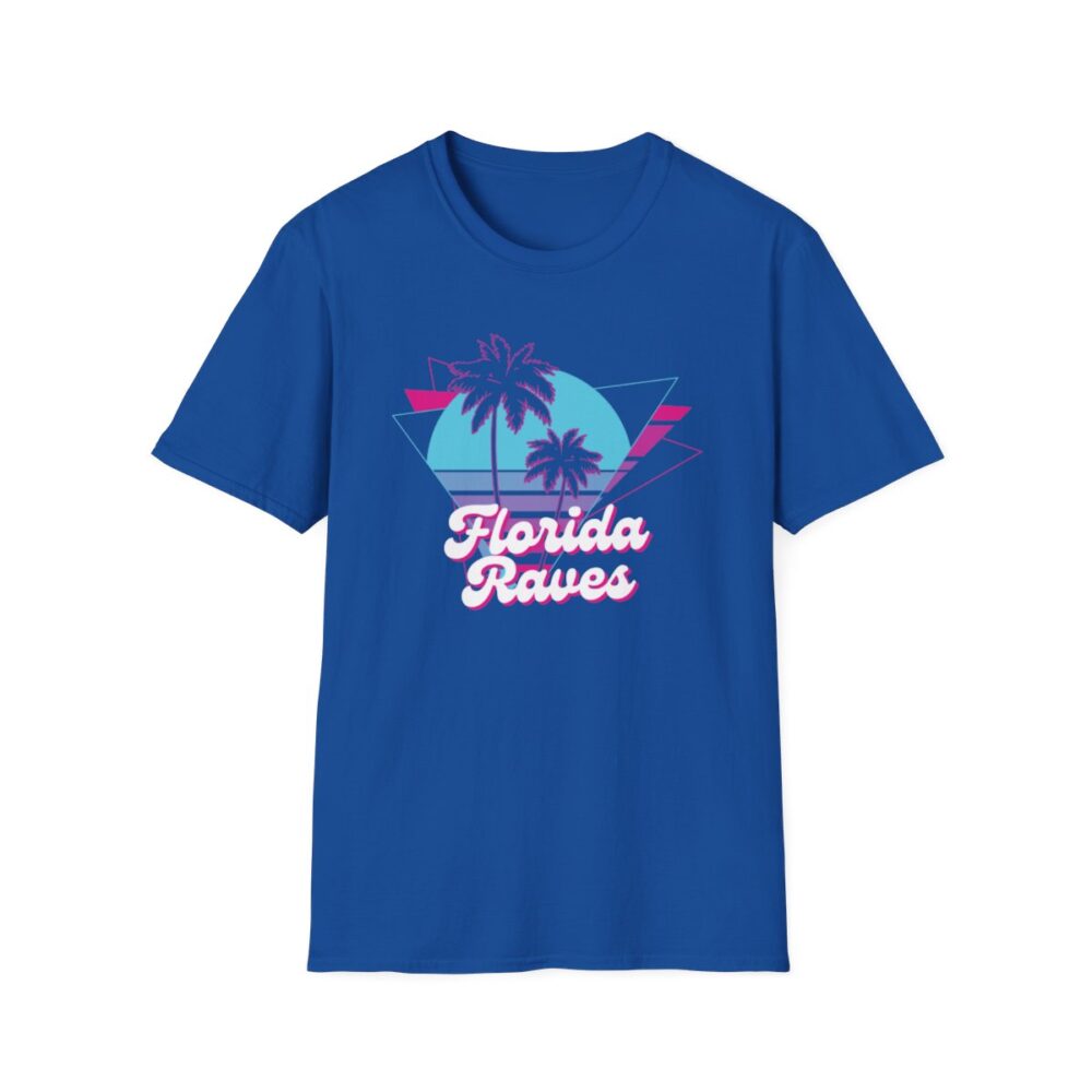 Florida Summer Raver Mens Softstyle T-Shirt - Image 49