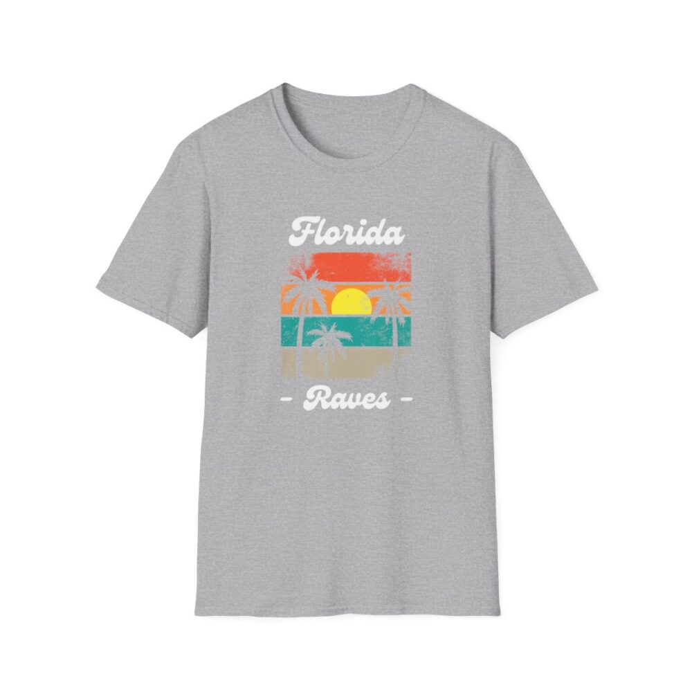 Florida Beach Raver Mens Softstyle T-Shirt - Image 37