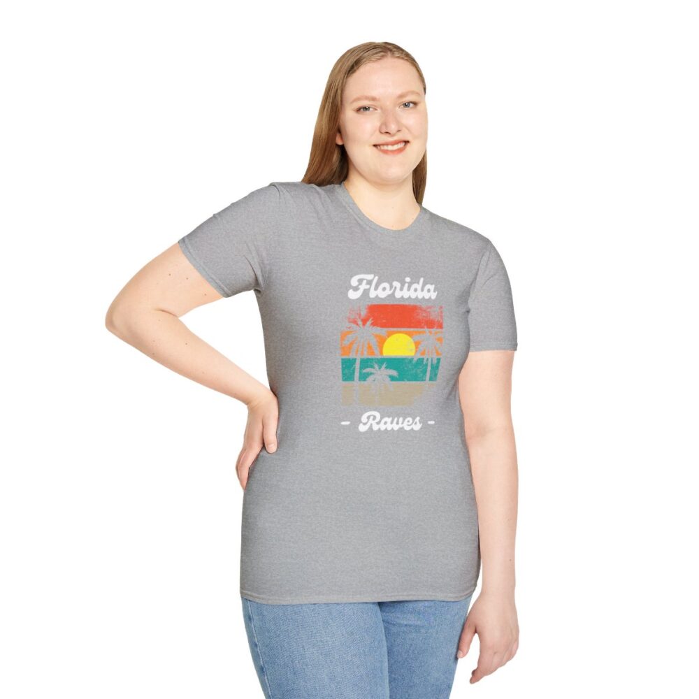 Florida Beach Raver Mens Softstyle T-Shirt - Image 41