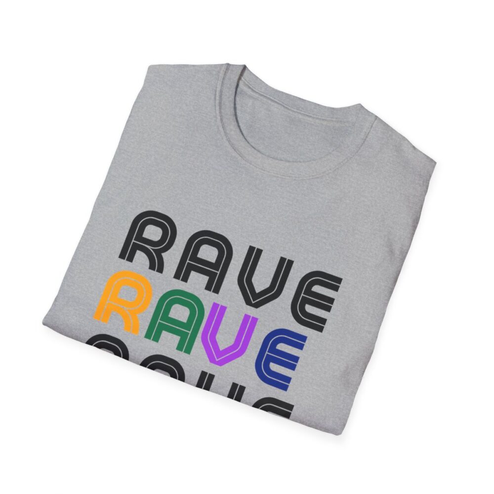 Rave Like the 90s Mens Softstyle T-Shirt - Image 4