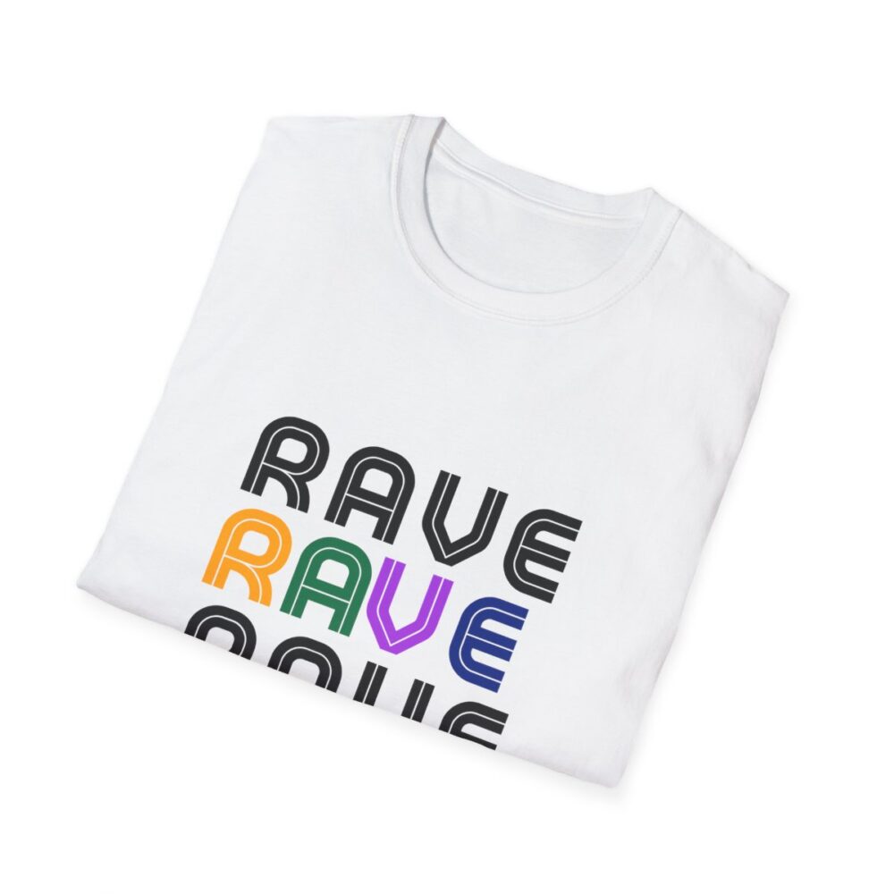 Rave Like the 90s Mens Softstyle T-Shirt - Image 16