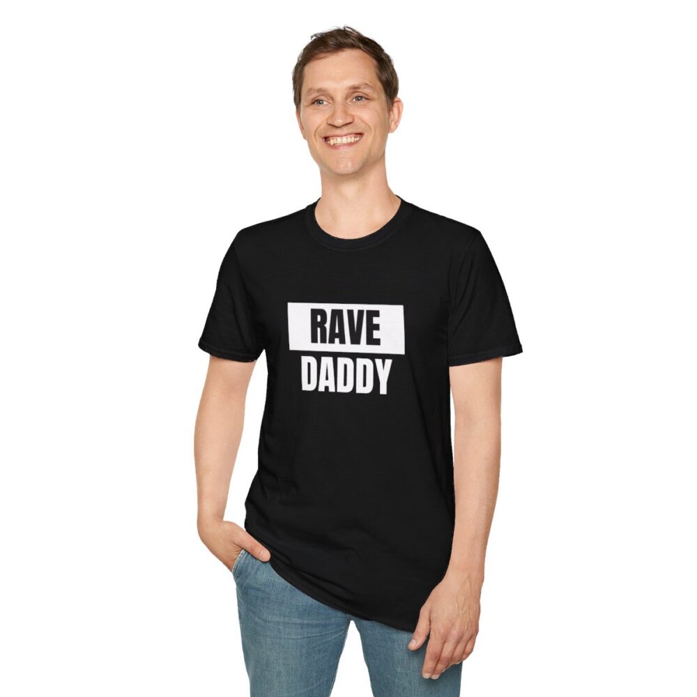 Rave Daddy Mens Softstyle T-Shirt - Image 7