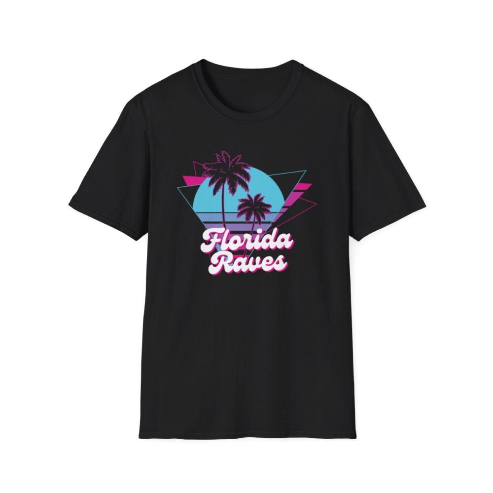 Florida Summer Raver Mens Softstyle T-Shirt - Image 13