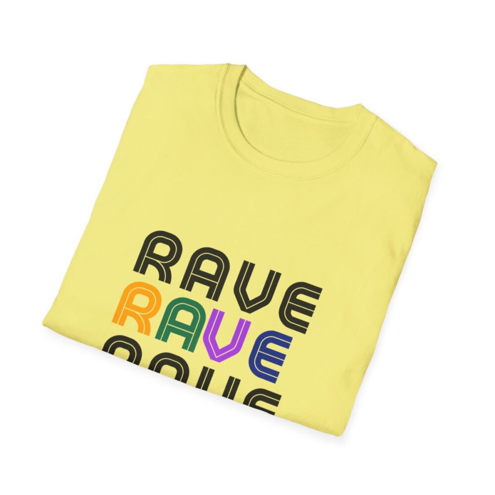 Rave Like the 90s Mens Softstyle T-Shirt - Image 40