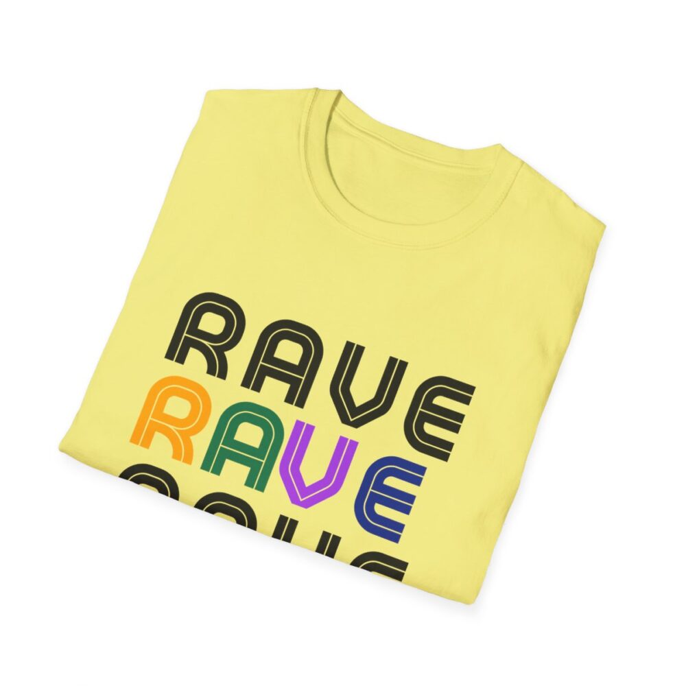 Rave Like the 90s Mens Softstyle T-Shirt - Image 76