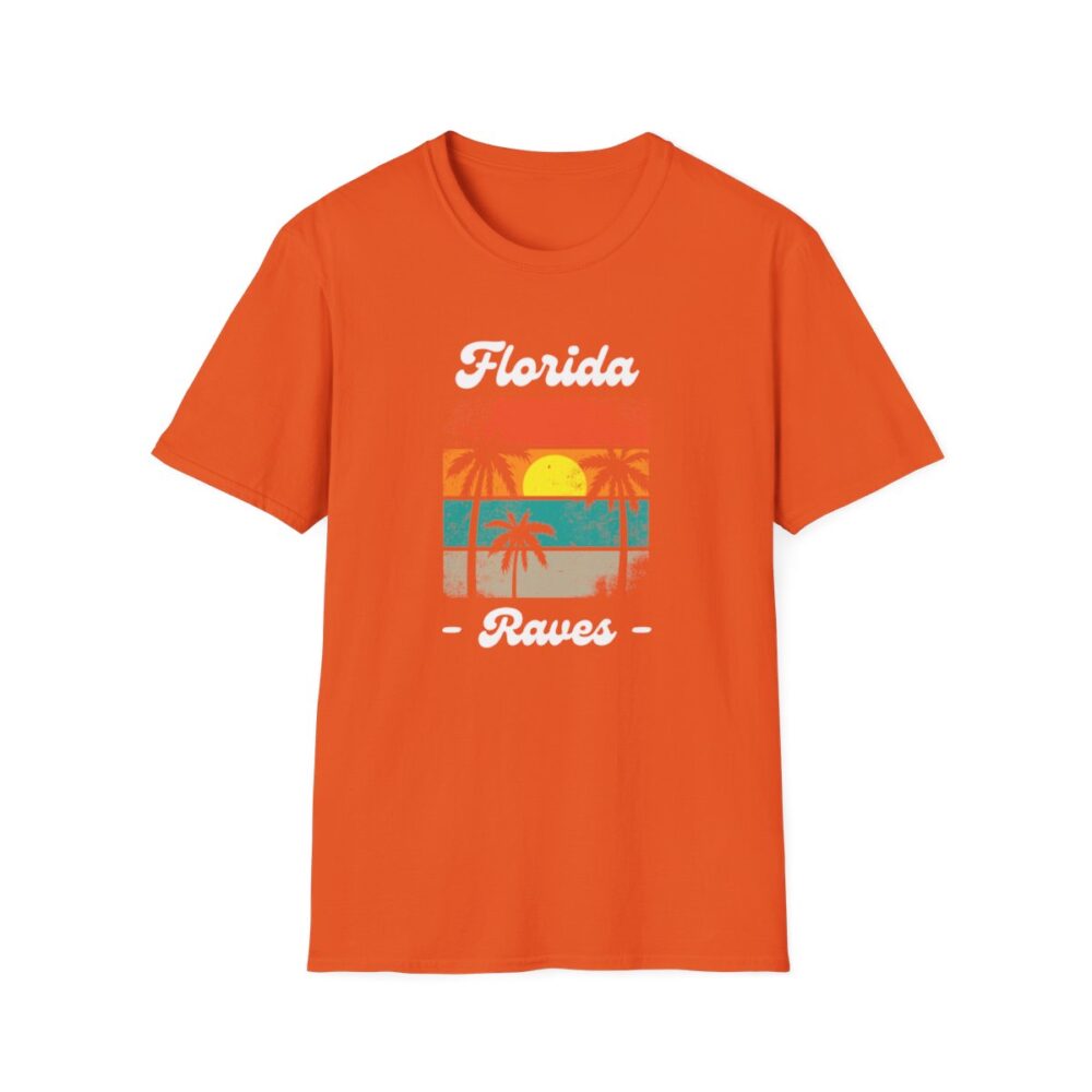 Florida Beach Raver Mens Softstyle T-Shirt - Image 49