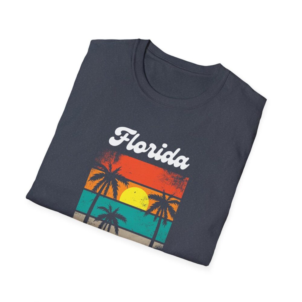 Florida Beach Raver Mens Softstyle T-Shirt - Image 4