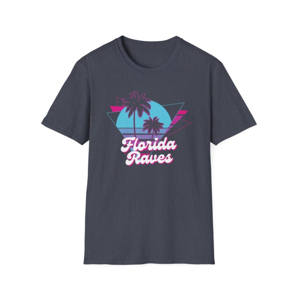 Florida Summer Raver Mens Softstyle T-Shirt - Image 73