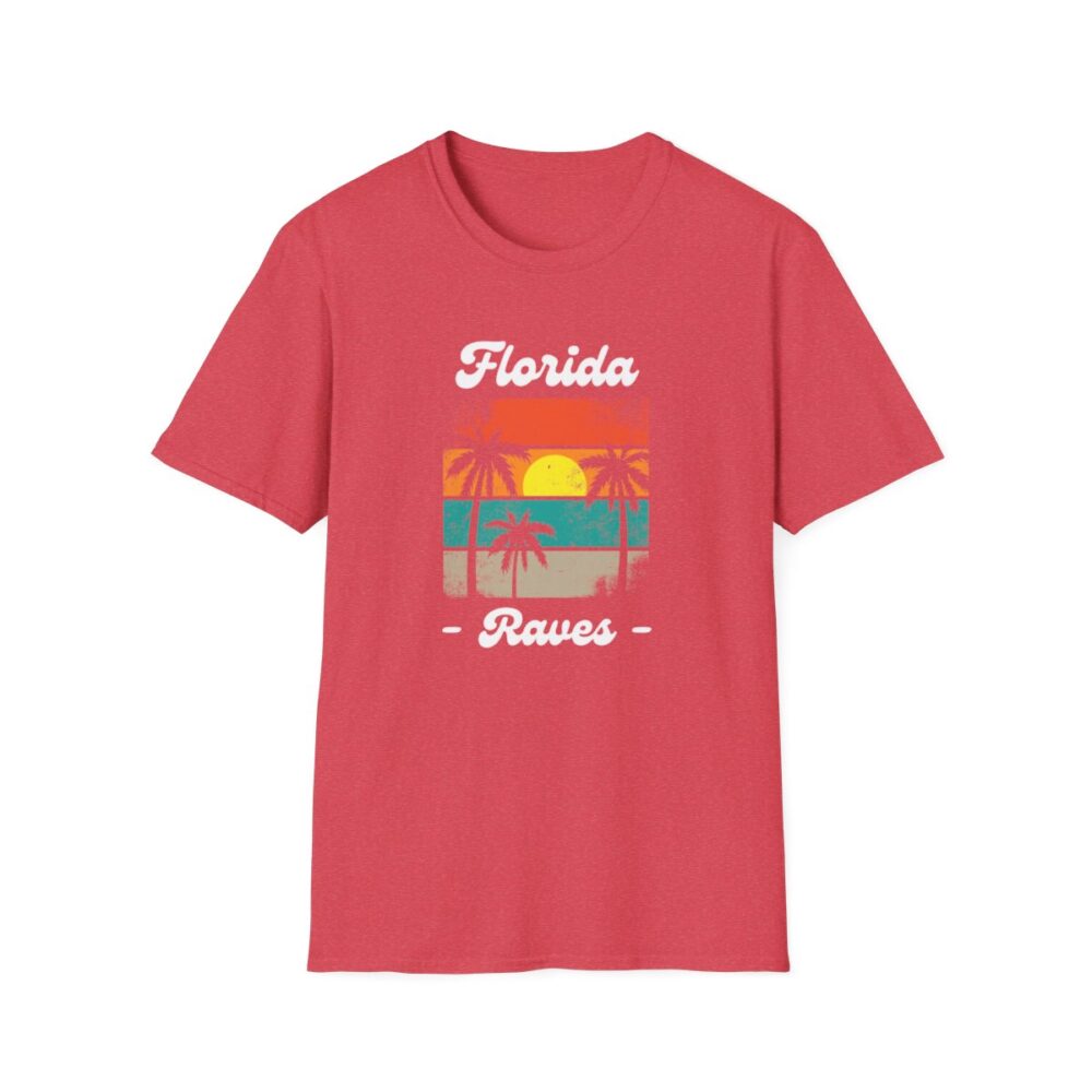 Florida Beach Raver Mens Softstyle T-Shirt - Image 157