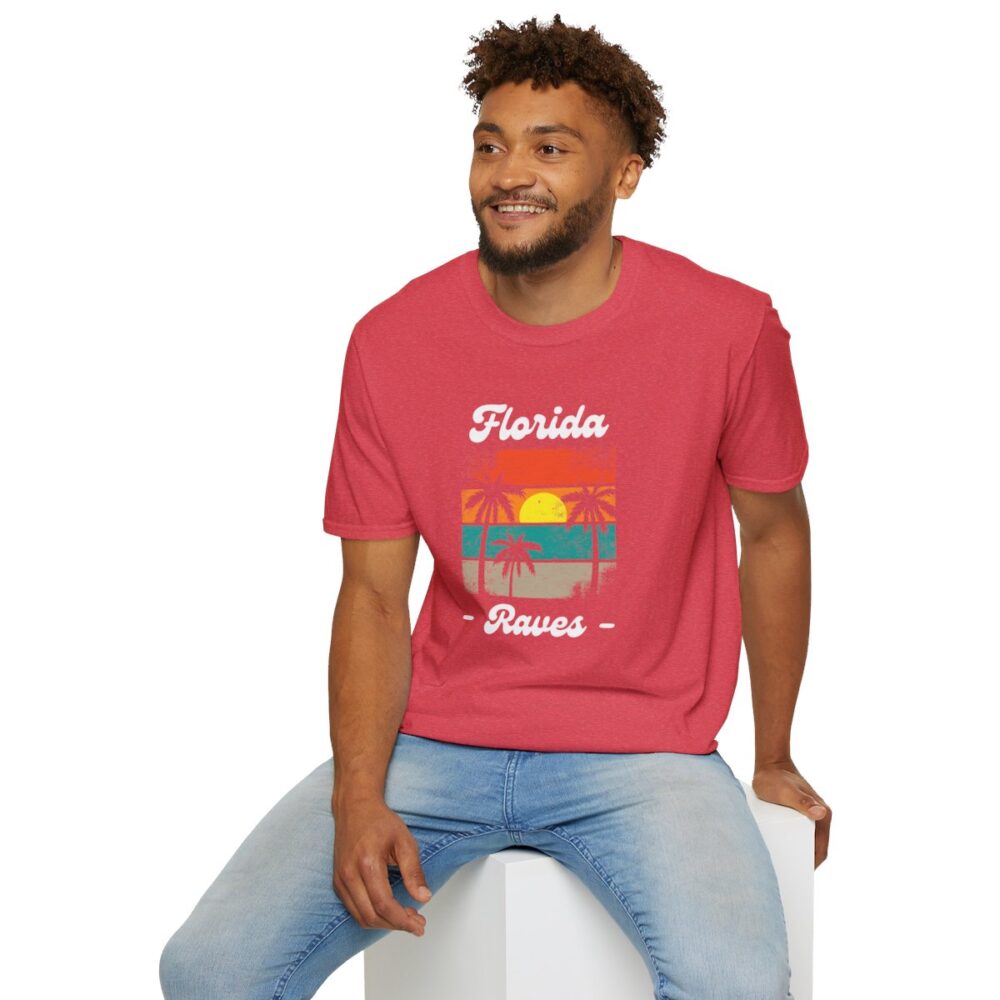 Florida Beach Raver Mens Softstyle T-Shirt - Image 168