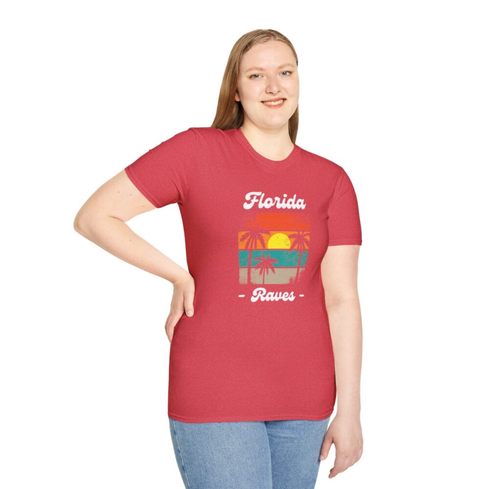 Florida Beach Raver Mens Softstyle T-Shirt - Image 161