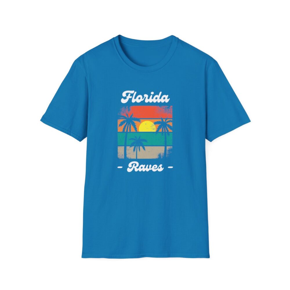 Florida Beach Raver Mens Softstyle T-Shirt - Image 121