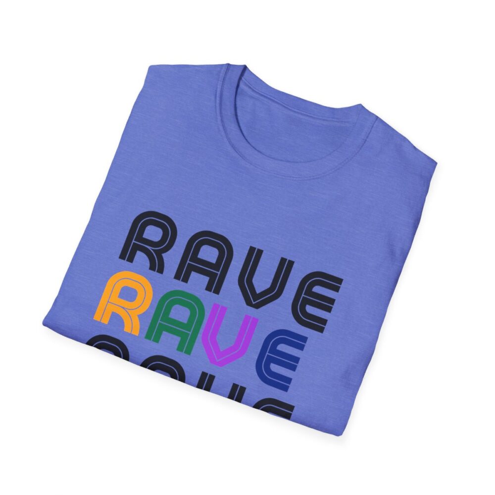 Rave Like the 90s Mens Softstyle T-Shirt - Image 136