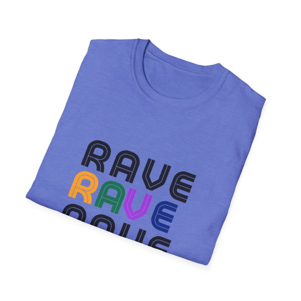 Rave Like the 90s Mens Softstyle T-Shirt - Image 76