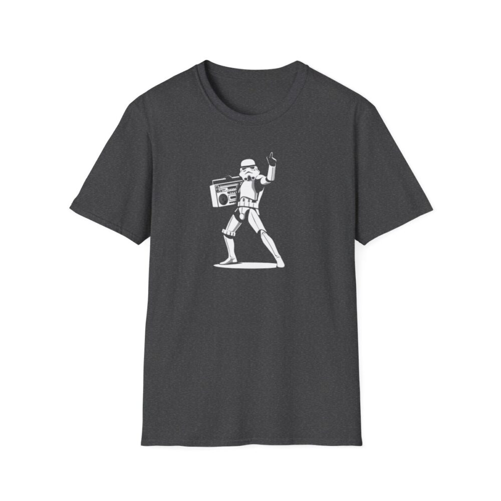 Boombox Trooper Unisex Softstyle T-Shirt - Image 37