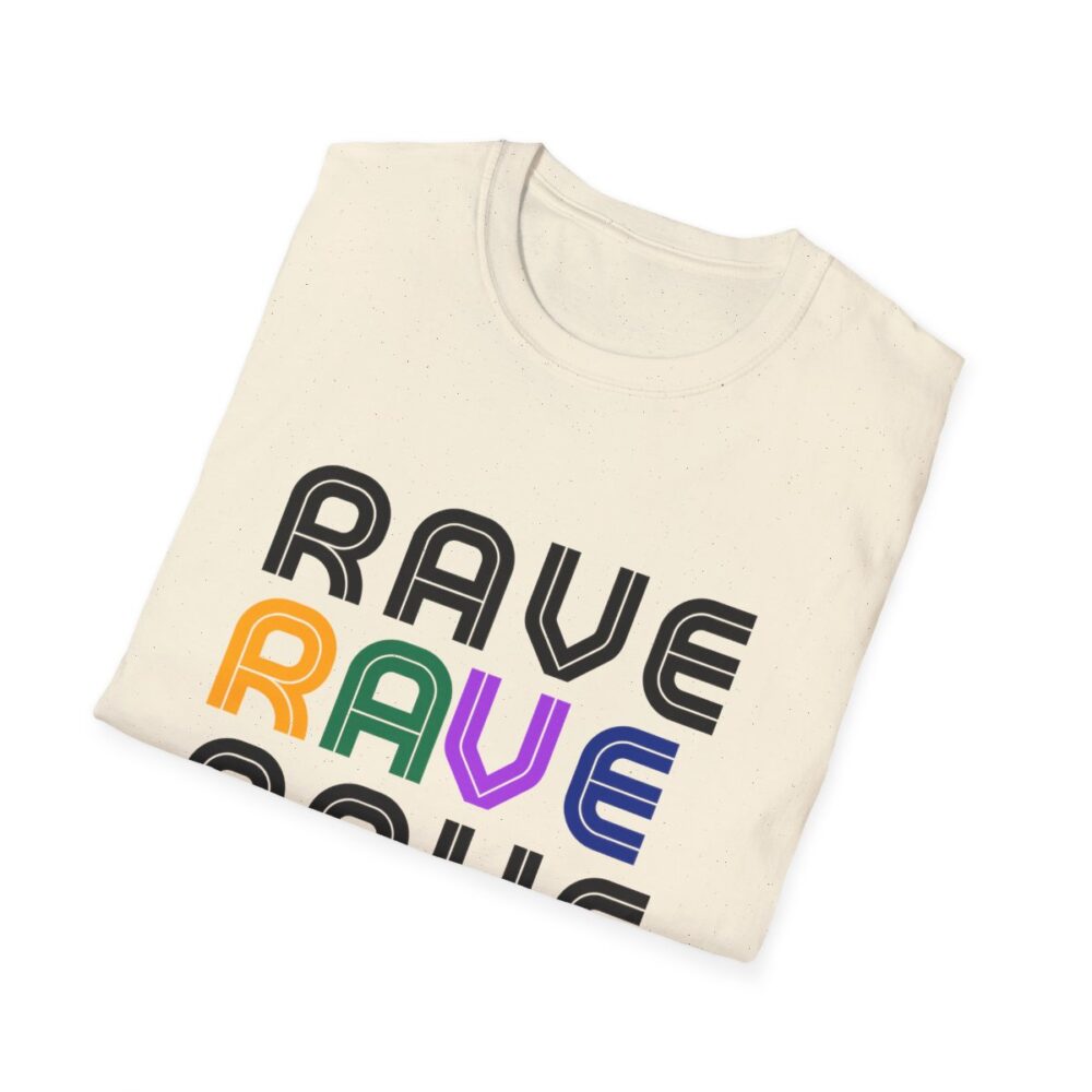 Rave Like the 90s Mens Softstyle T-Shirt - Image 64