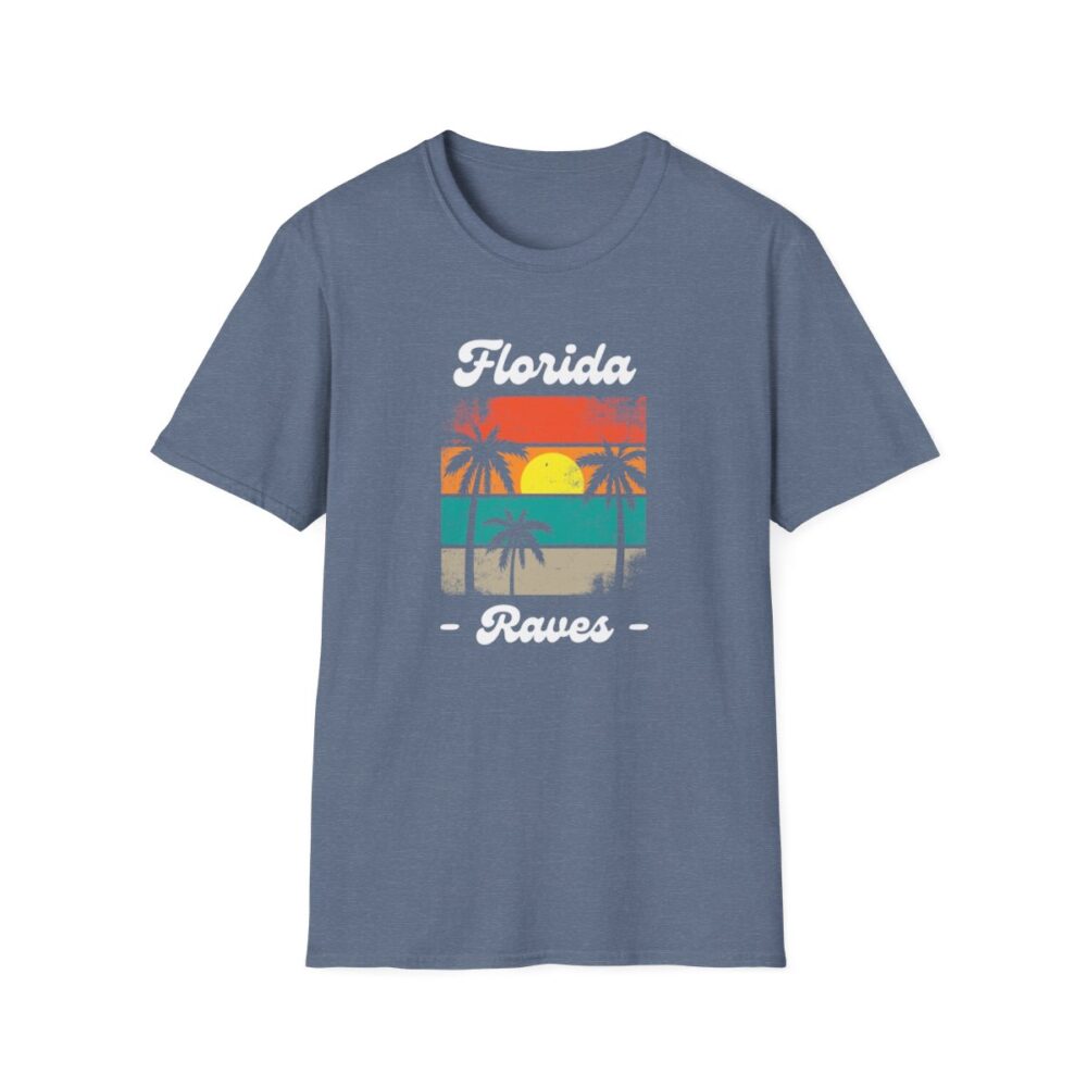 Florida Beach Raver Mens Softstyle T-Shirt - Image 109