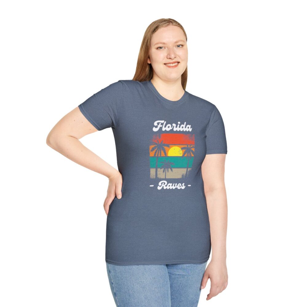 Florida Beach Raver Mens Softstyle T-Shirt - Image 113