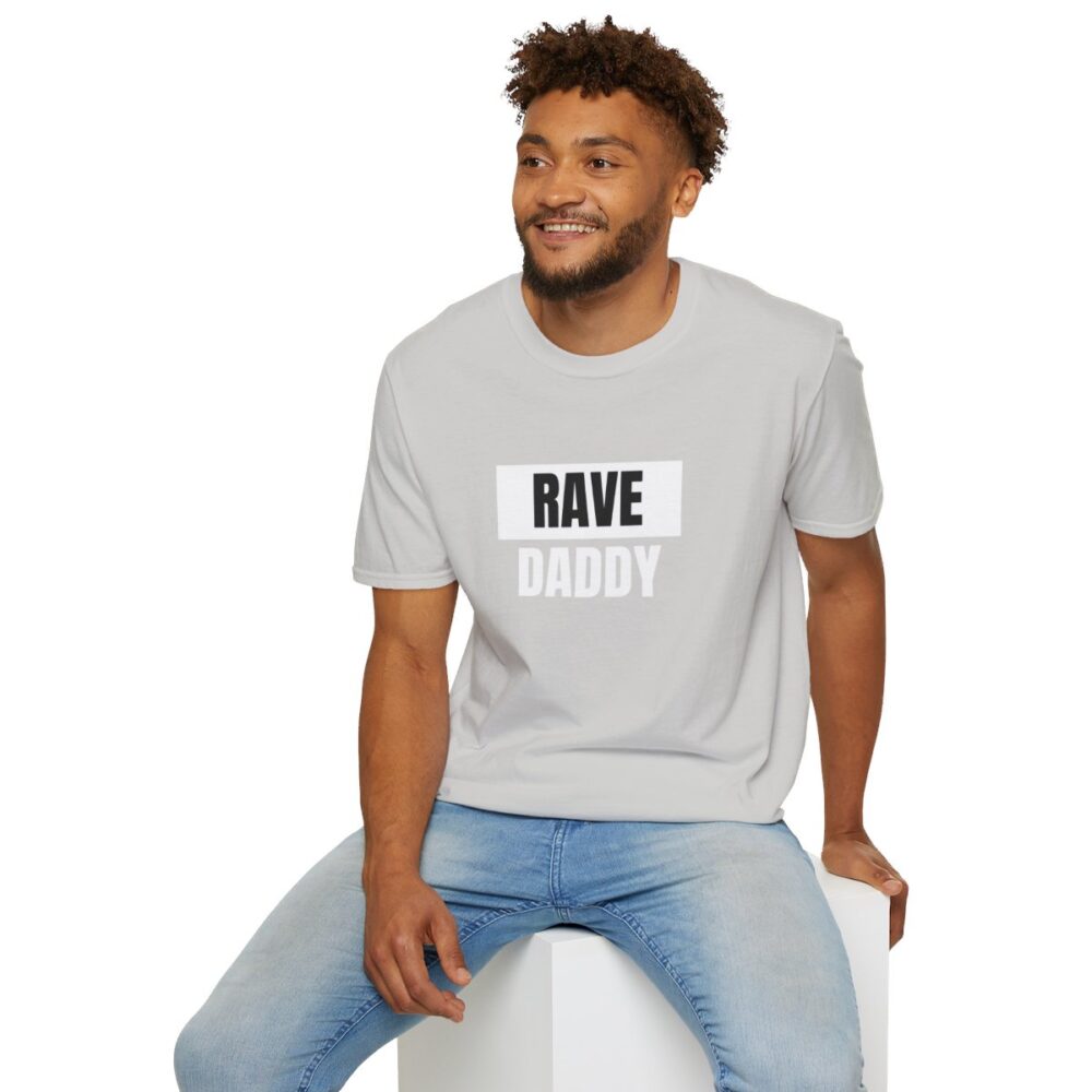 Rave Daddy Mens Softstyle T-Shirt - Image 36