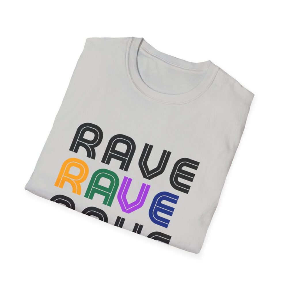 Rave Like the 90s Mens Softstyle T-Shirt - Image 40