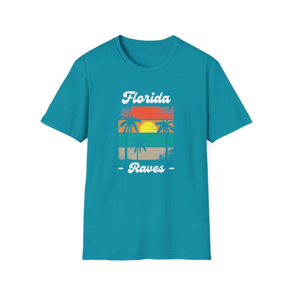 Florida Beach Raver Mens Softstyle T-Shirt - Image 97