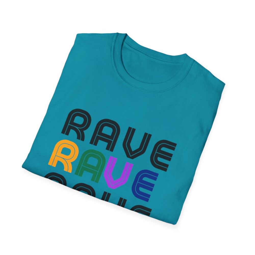 Rave Like the 90s Mens Softstyle T-Shirt - Image 112