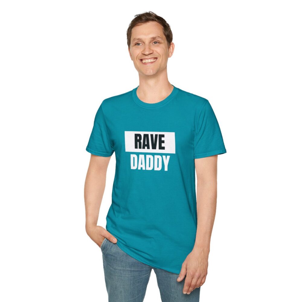 Rave Daddy Mens Softstyle T-Shirt - Image 79