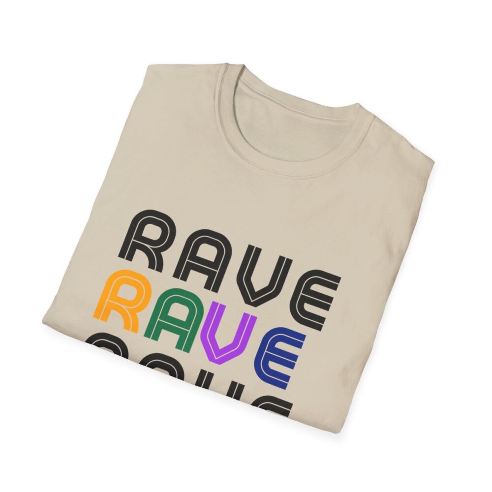 Rave Like the 90s Mens Softstyle T-Shirt - Image 28