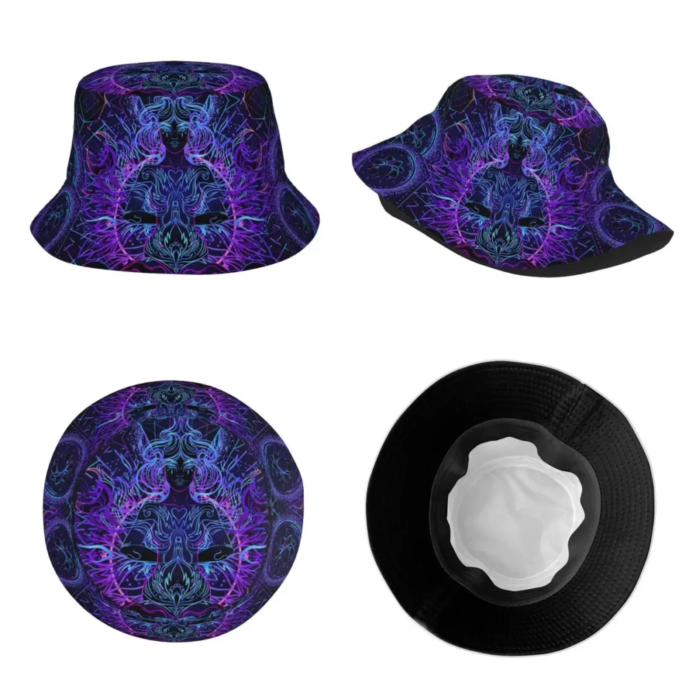 India Mandala Psychedelic Rave/Festival Bucket Hat - Image 5