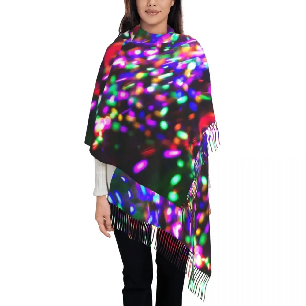 Rave Lights Rave Pashmina with Tassel