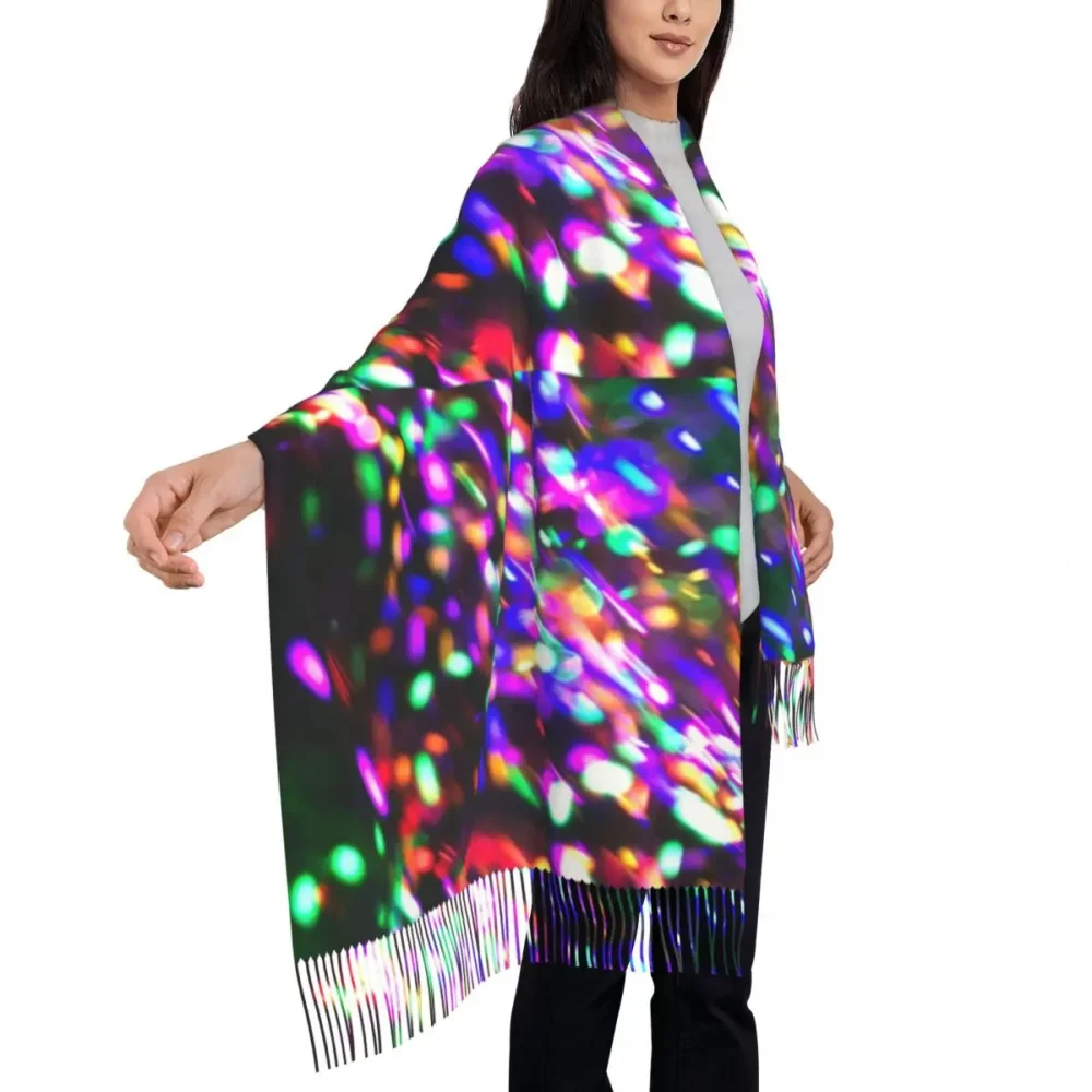 Rave Lights Rave Pashmina with Tassel - Image 4