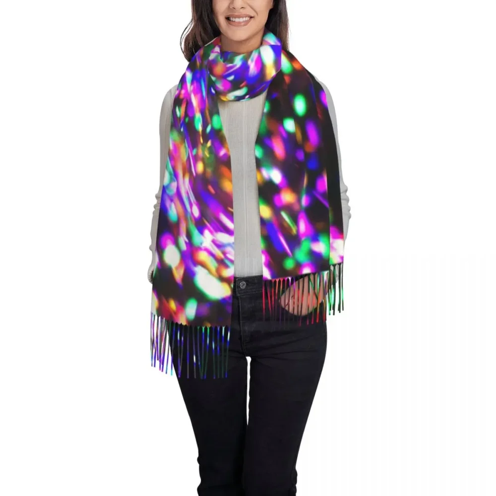 Rave Lights Rave Pashmina with Tassel - Image 2