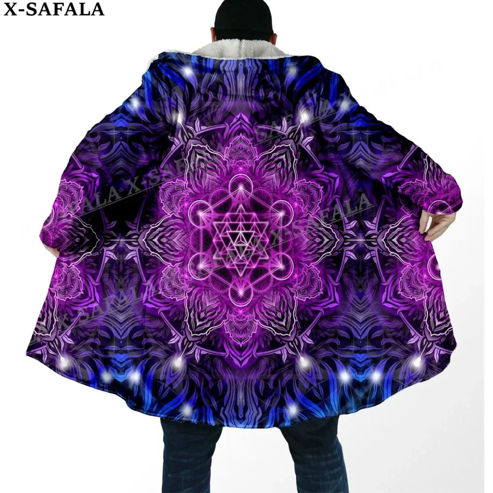 Trippy Mandala Psychedelic Rave Pashmina - Image 5