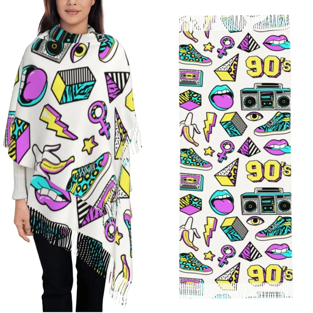 Retro 90s Rave Pashmina